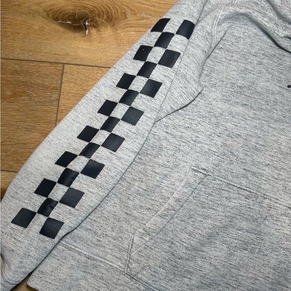 Hollister Light Gray Hoodie with Black Details - Picture 4 of 7